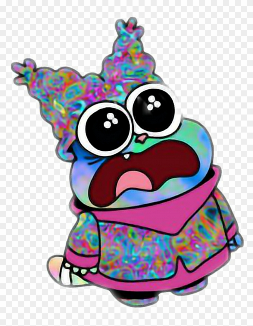 Chowder Sticker - Trippy Chowder #1604743