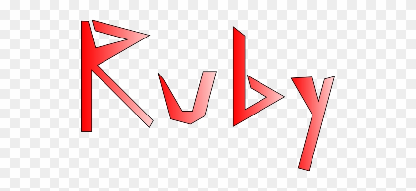Ruby Random Logo Clipart - Red Ruby Logo #1604792