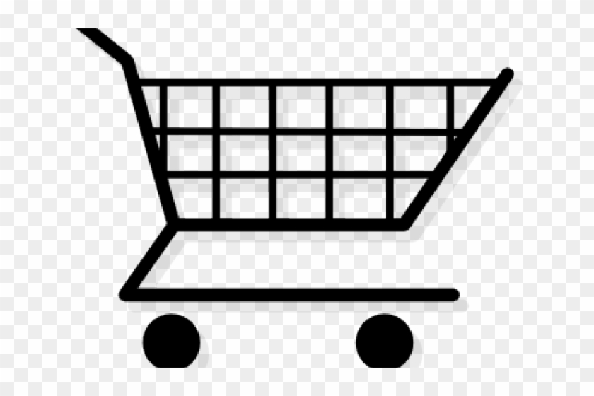 Cart Clipart Food Shopping - Shopping Cart #1604804