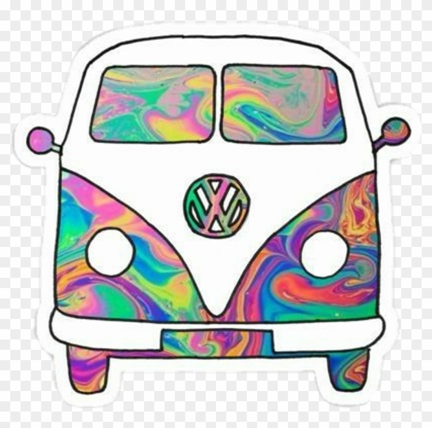 Cars Sticker - Vw Bus T1 Malvorlage #1604932