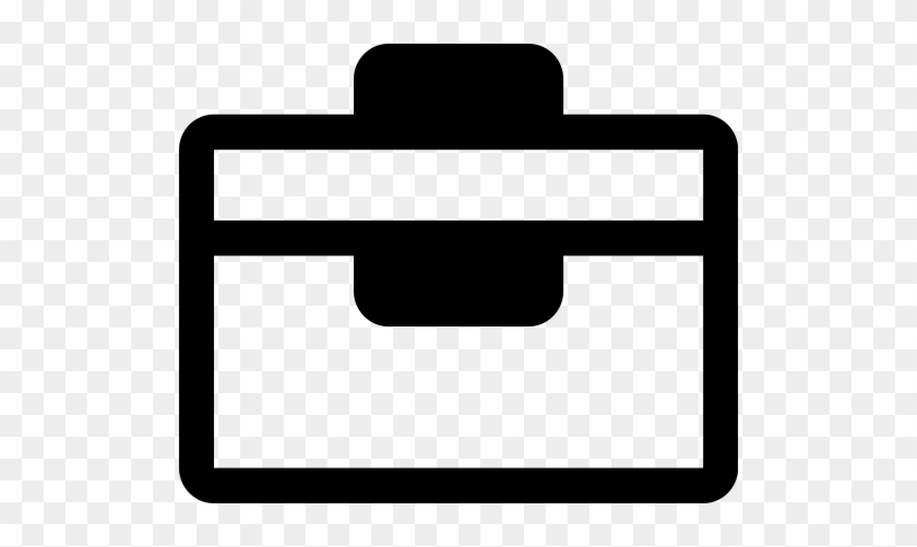 Icon Toolbox, Toolbox Icon - Outline Of A Toolbox #1604943