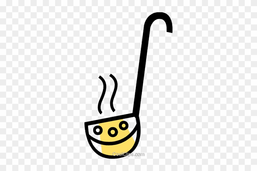 Soup Ladle Royalty Free Vector Clip Art Illustration - Soup Ladle Royalty Free Vector Clip Art Illustration #1605008