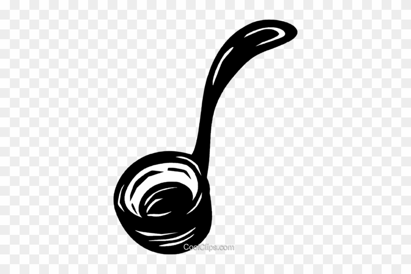Soup Ladle Royalty Free Vector Clip Art Illustration - Soup Ladle Royalty Free Vector Clip Art Illustration #1605016