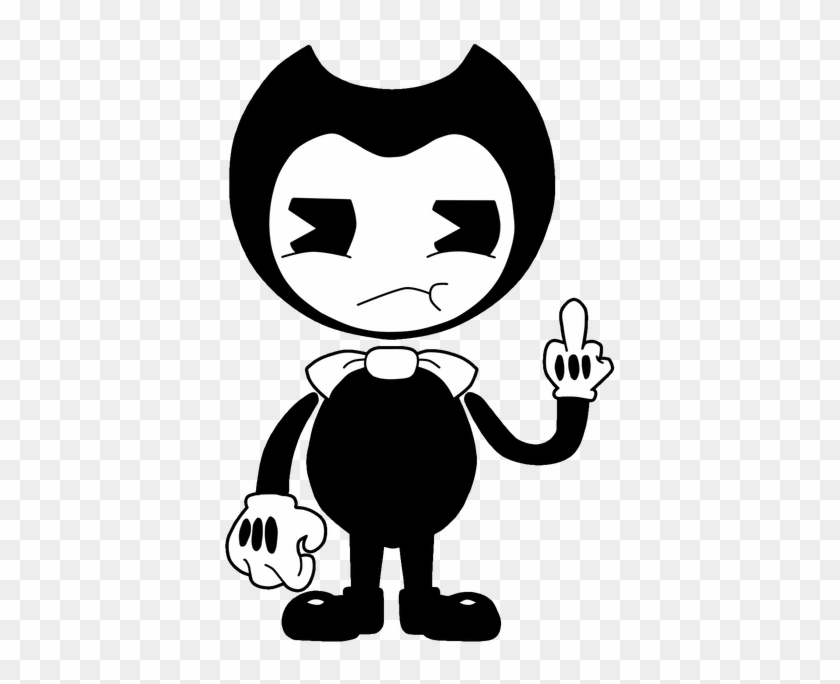Bendy Middle Finger By Supererickx - Bendy And The Ink Machine Characters #1605037
