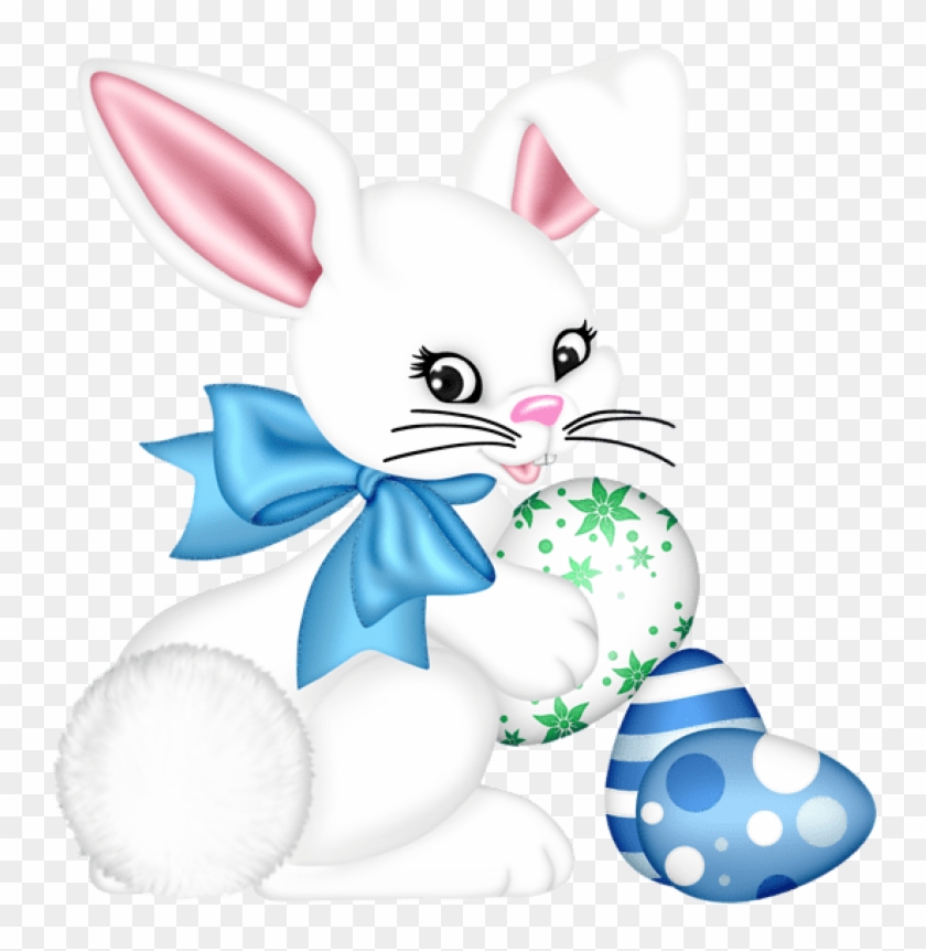 Free Png Transparent Easter Bunny And Eggpicture Png - Easter Stickers Transparent Png #1605160
