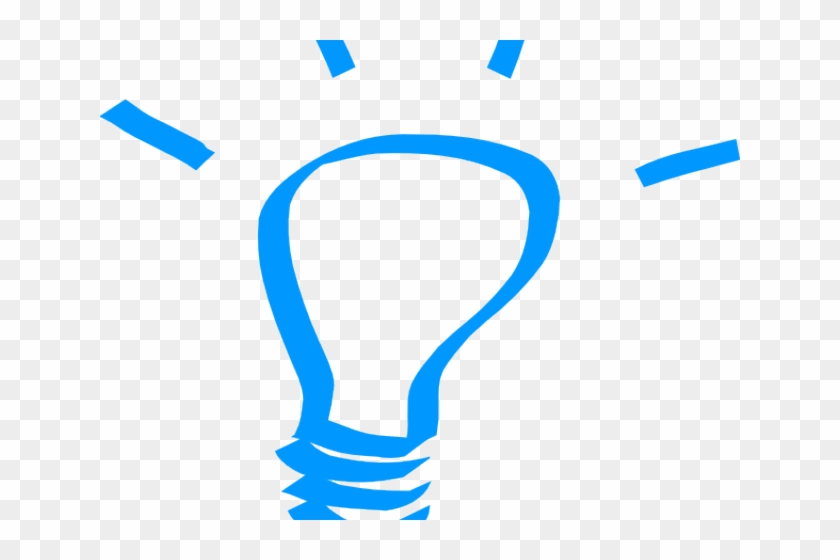 Light Blue Clipart Lightbulb - Light Bulb Thinking Clipart #1605177