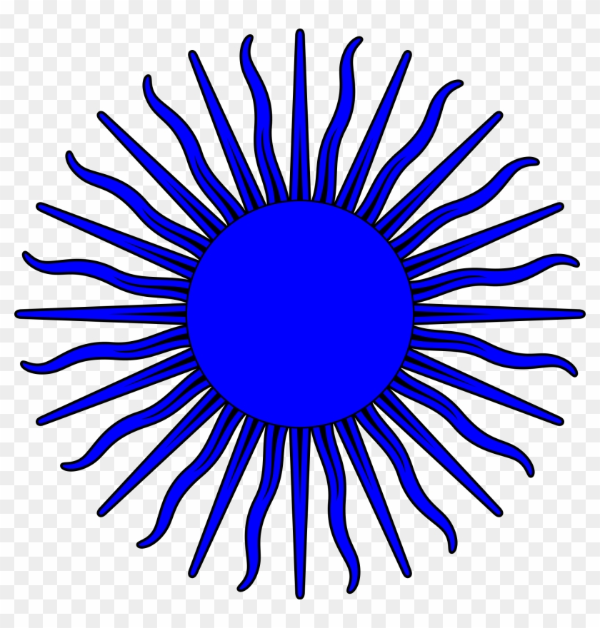 Blue Sun Clip Art - Transparent Sun #1605182