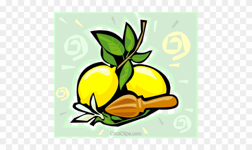 Lemons On Branch Royalty Free Vector Clip Art Illustration - Lemons On Branch Royalty Free Vector Clip Art Illustration #1605191