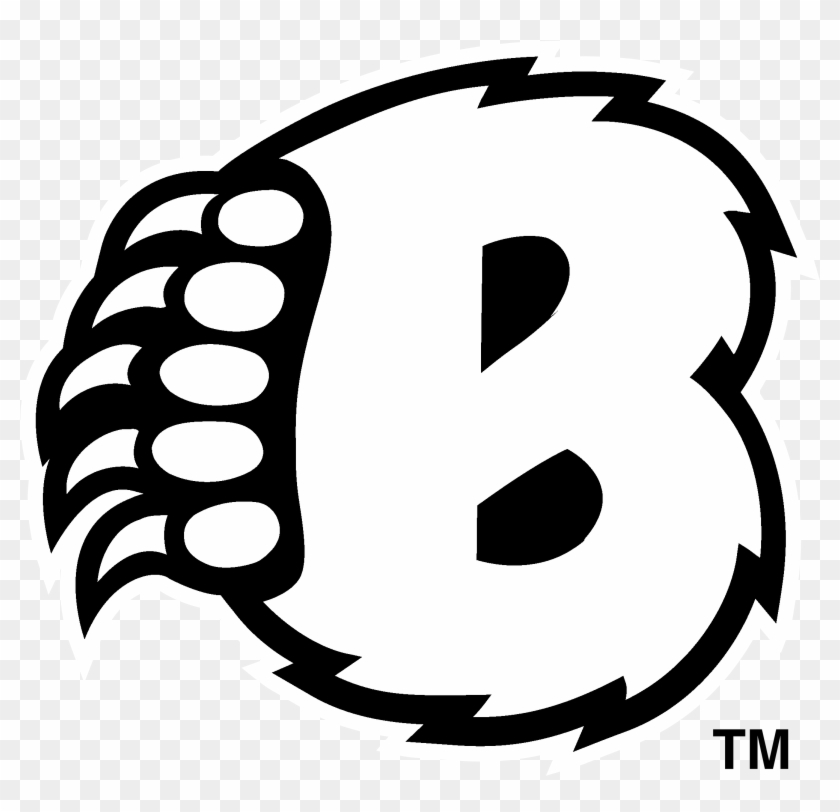 Baylor Bears Logo Black And White - Baylor Bears And Lady Bears #1605208