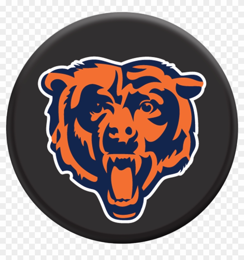 Nfl Chicago Bears Logo Popsockets Grip Rh Popsockets - Chicago Bears Head Logo #1605213