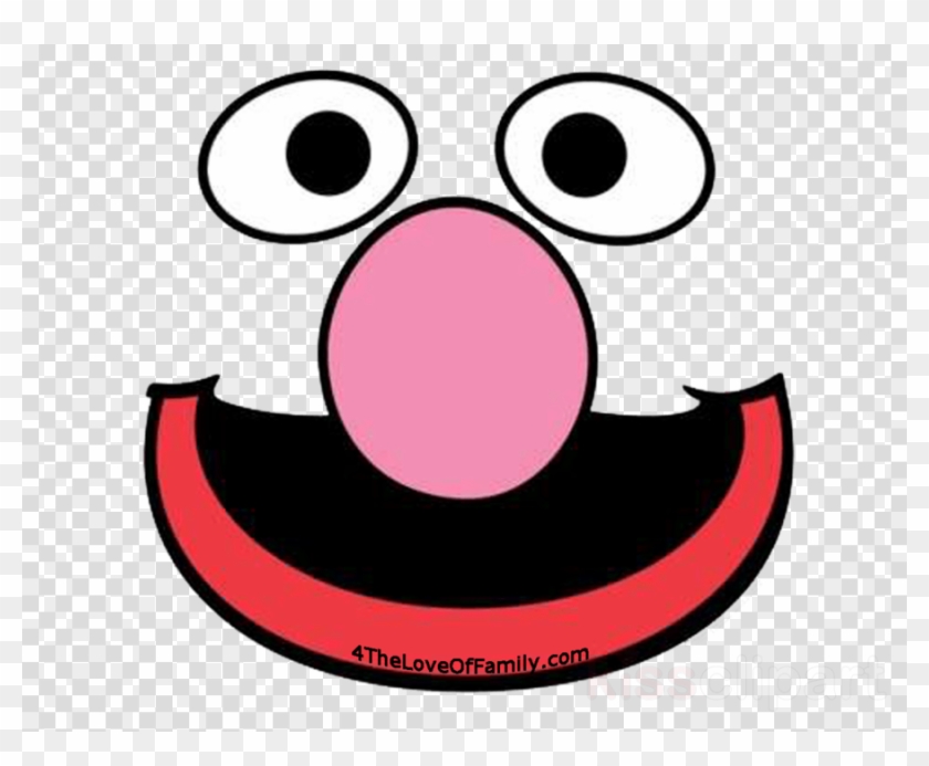Grover Face Template Clipart Grover Elmo Cookie Monster - Vinyle Record Png #1605232