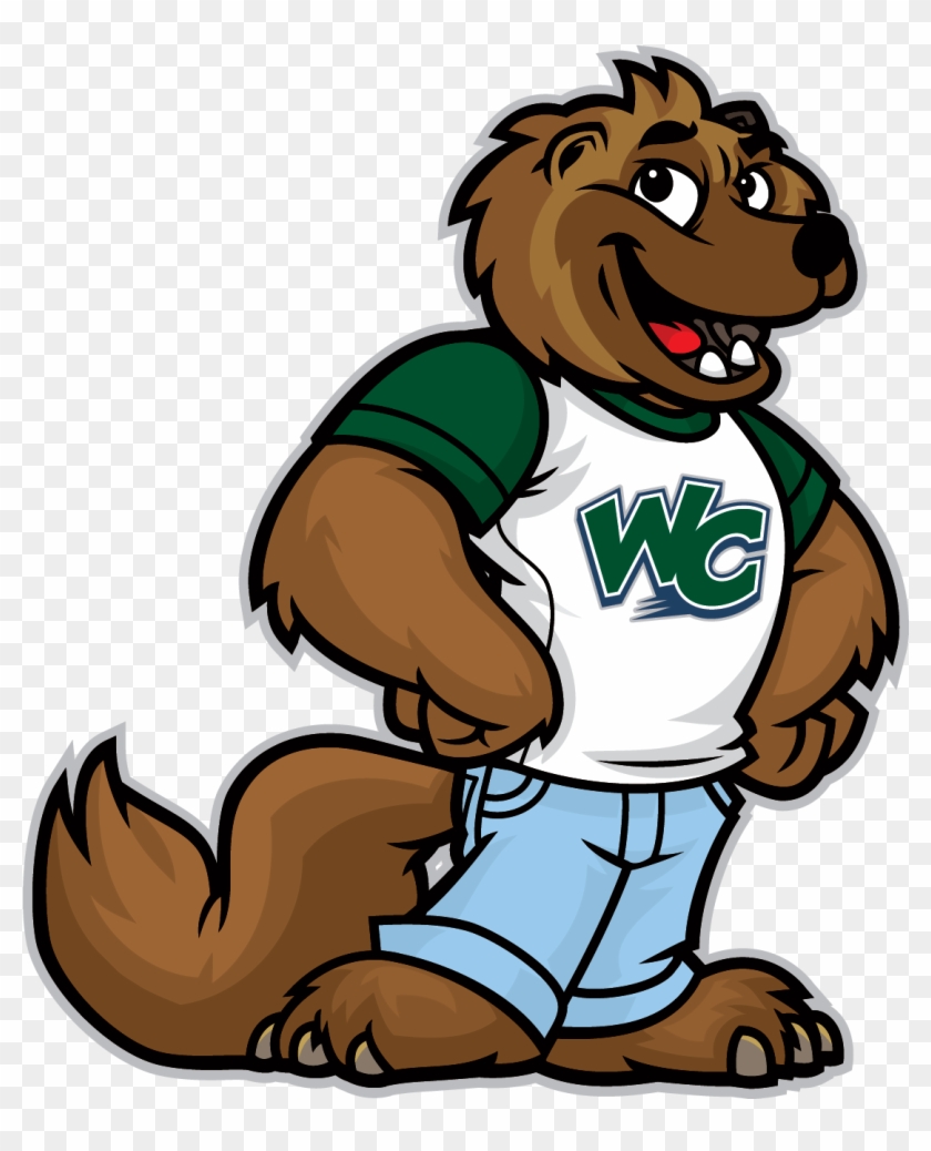 Willow Creek Wolverine Mascot Logo - Cartoon #1605273