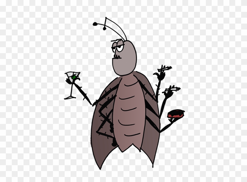 Clip Art Cartoon Roach - Roach Cartoon #1605309