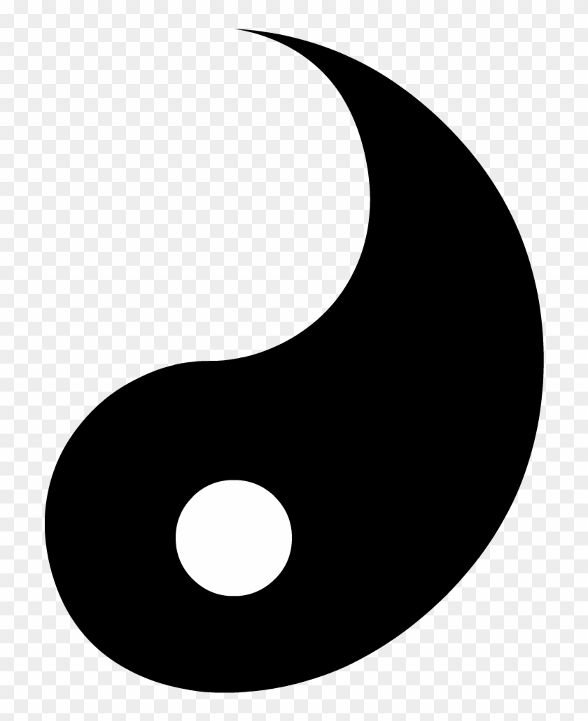 Mat - Miracosta - Edu - /mat120 Examples/yin Yang /images/ - White Half Of Yin Yang #1605372