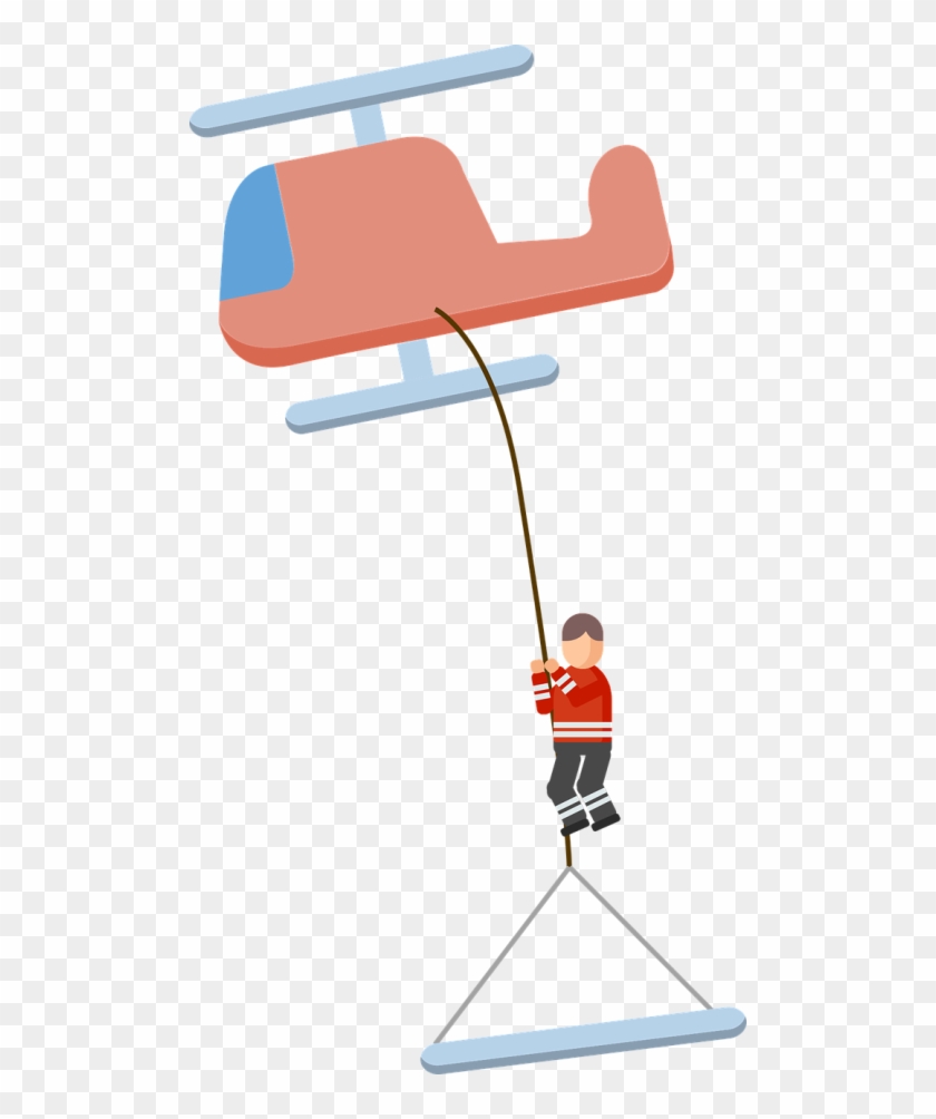 Rescuer,helicopter,sun Lounger,free Vector Graphics - Baby #1605535
