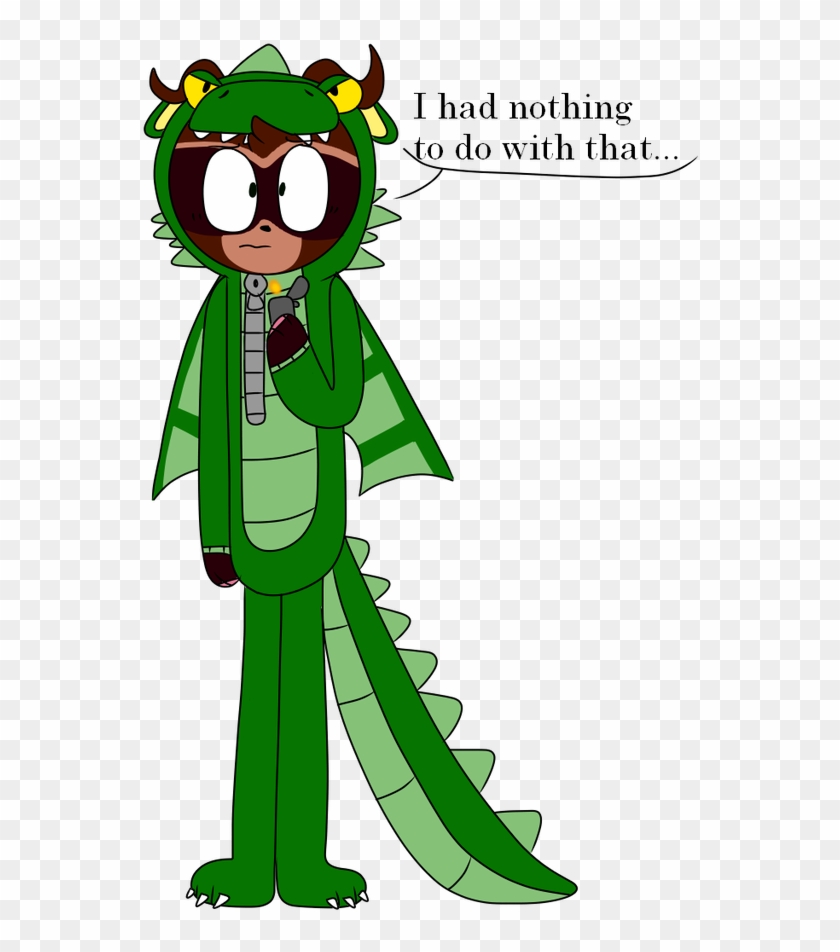 Fire Hoe/dragon Koda By Koda The Raccoon - Cartoon #1605562