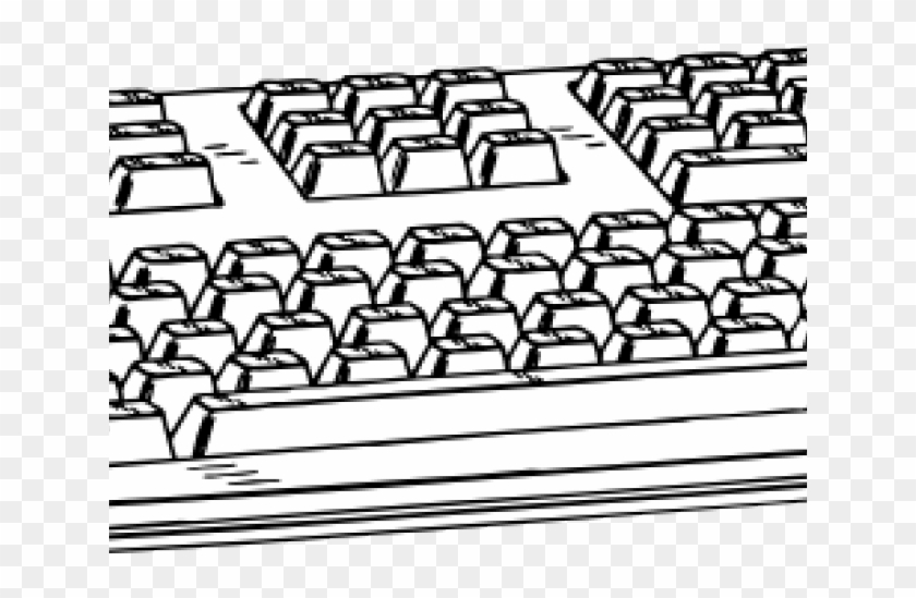 Keyboard Clipart Clip Art - Cartoon Computer Keyboard #1605598