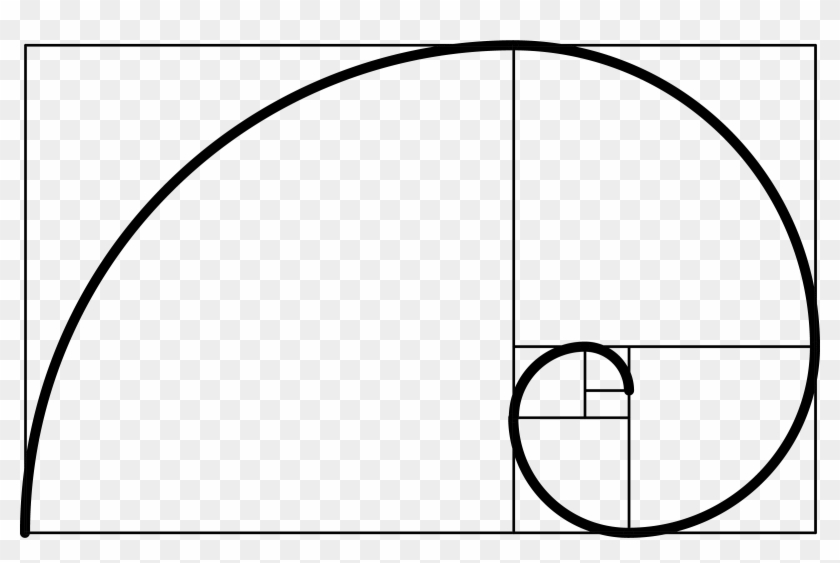 Golden Ratio Png - Golden Ratio Grid Transparent #1605651