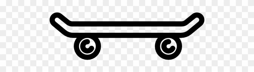 Clip Art Transparent Download Free Transport Icons - Skateboard Side View Png #1605794
