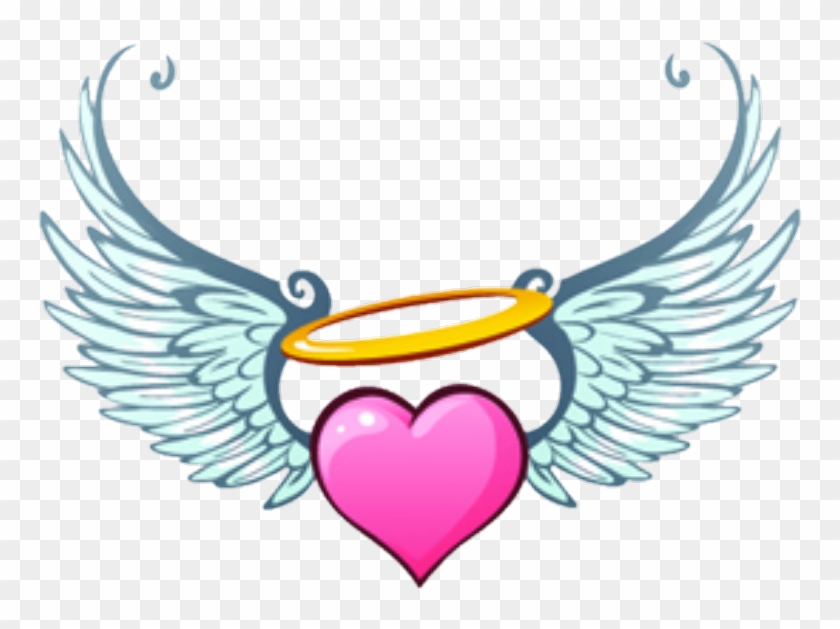 Report Abuse - Heart Wings Halo Transparent #1605834