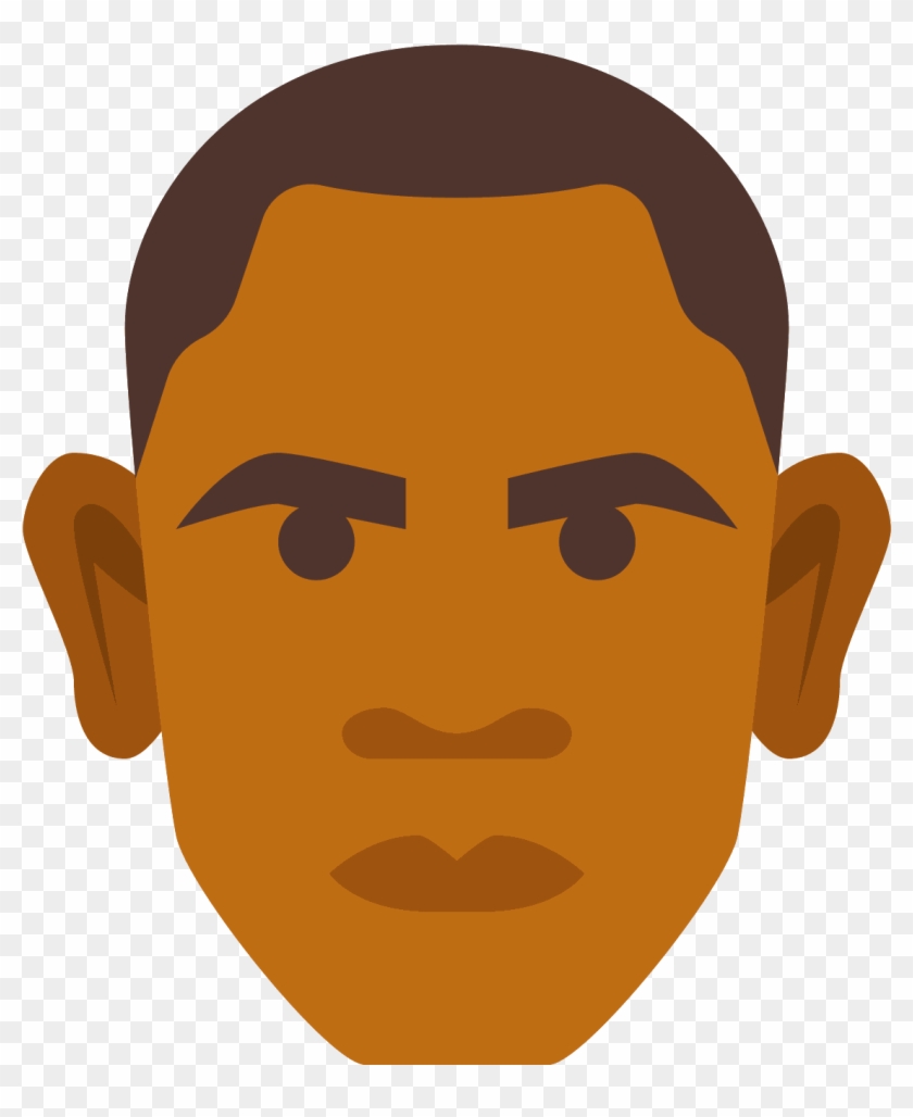 Tupac Shakur Clipart Vector - Obama Icon #1606094