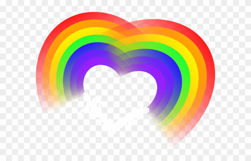 Rainbow Heart Clip Art #1606178