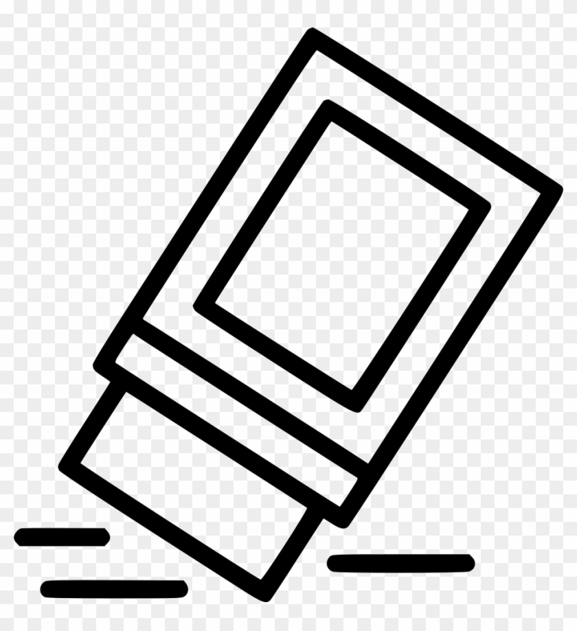 Clipart Black And White Download Eraser Drawing Block - School Tools For Coloring #1606267