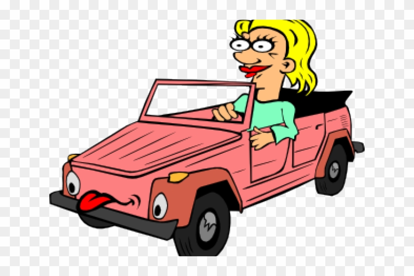 Driving Clipart Used Car - Car Cartoon Png #1606289
