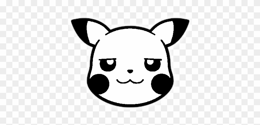 Pikachu Clipart Black And White Pikachu Head Png Black Free Transparent Png Clipart Images Download