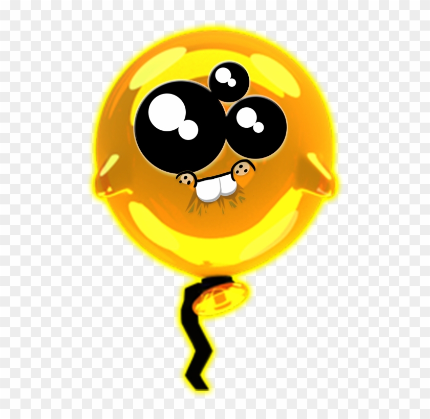 Orange Balloon - Smiley #1606390
