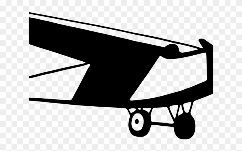 Plane Clipart Aviation - Aviones Blanco Y Negro #1606420