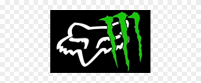 Fox Racing And Monster Energy Kawa70110 - Fox Racing Logo Monster #1606636