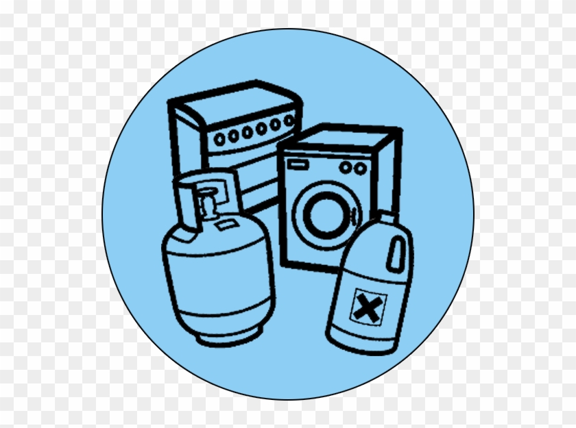 Contaminated Materials/ Hazardous Or Toxic Waste - White Goods Clipart #1606753