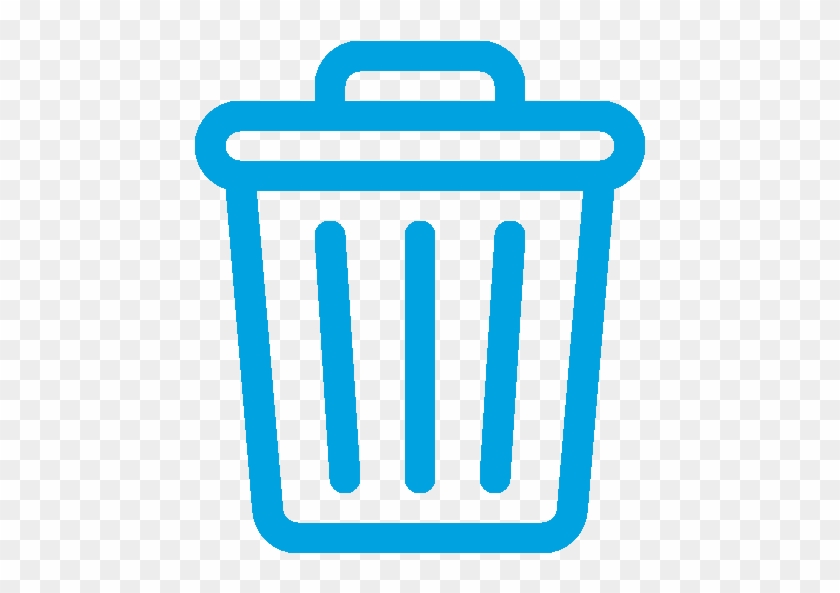 Trash Can With Lid - Dustbin Icon Png #1606766