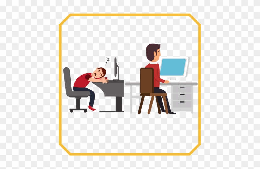 Clip Art Hard Working Picture - Lazy And Hardworking Clipart #1606892