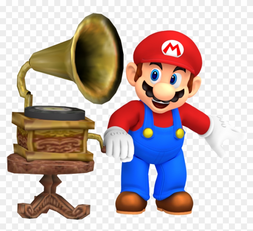 Mario Using A Phonograph By Nintega-dario - Mario Kart 7 #1606934