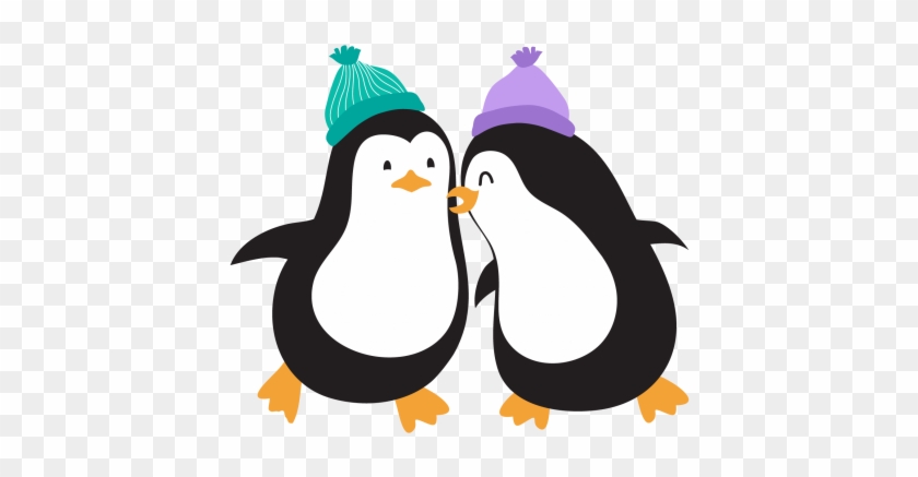 New Years Eve - Cartoon Penguins #1606989