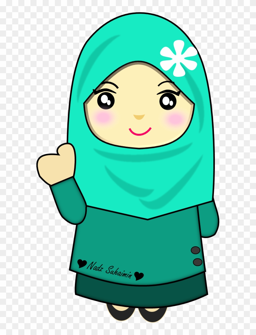 Pin By Nadzera Suhaimin On Doodle - Solat Girl Clipart #1606997