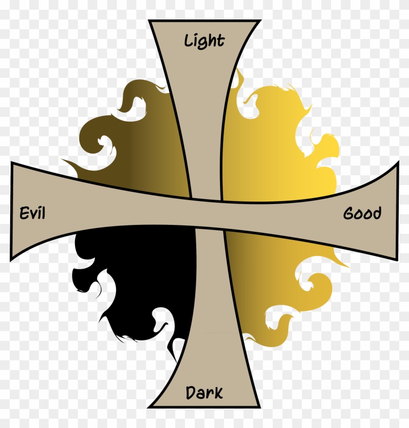 Light/dark Cross - Light Dark And Evil #1607058