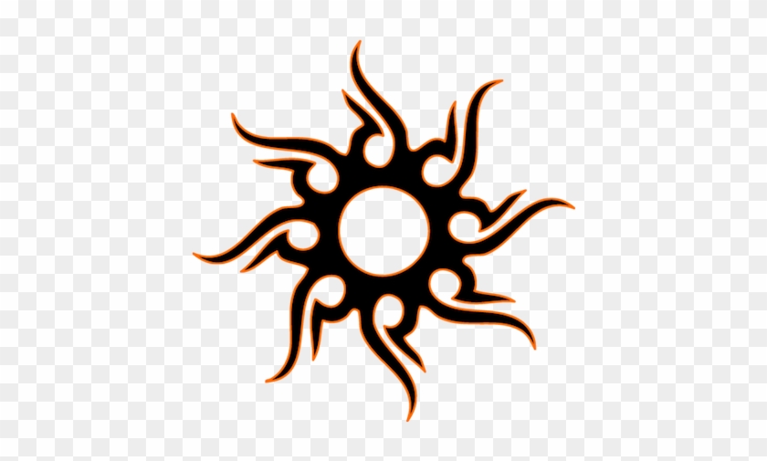 @ 34 Suns - Black Tattoo Designs Png #1607290