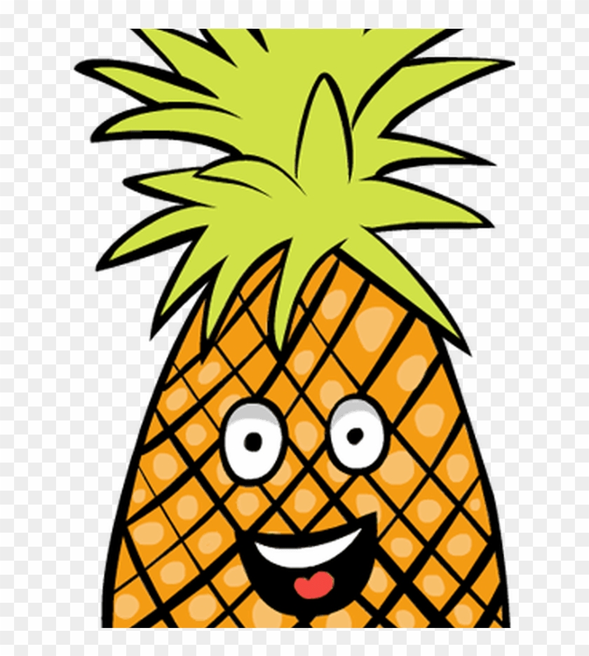 Clipart Pineapple Pineapple Fruit Clip Art - Cartoon Pineapple Png #1607418