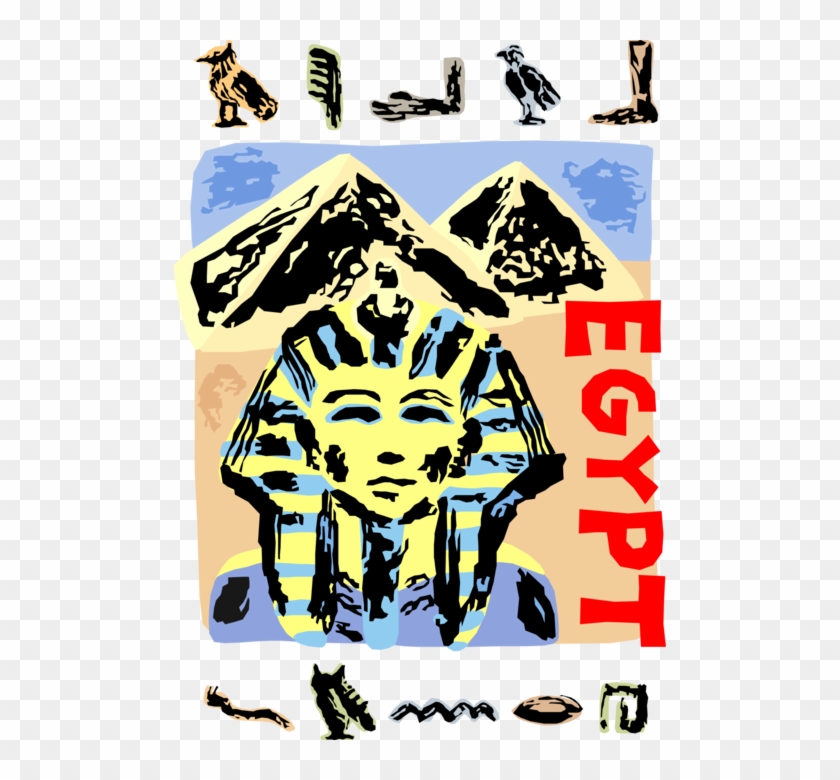 Vector Illustration Of Ancient Egyptian Great Sphinx - Poster #1607510