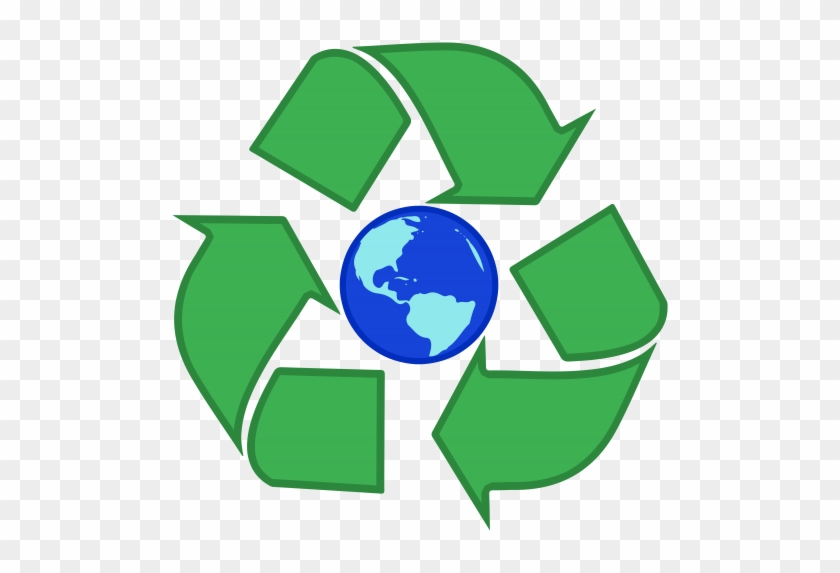 Recycle Earth Png Clipart - Transparent Recycling Symbol #1607543