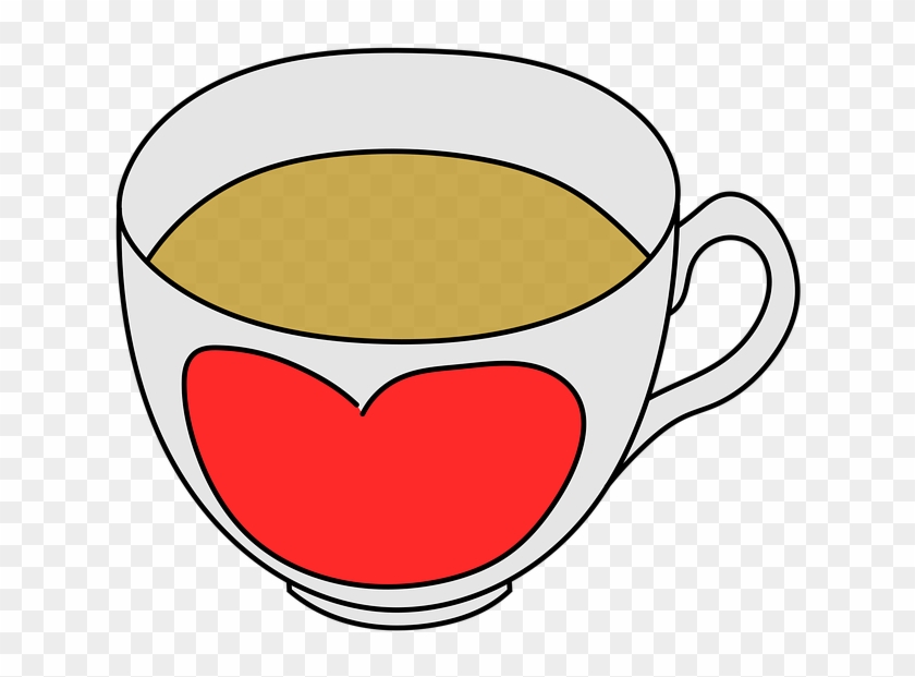 Teacup Clipart Heart - Teacup Clipart Heart #1607641