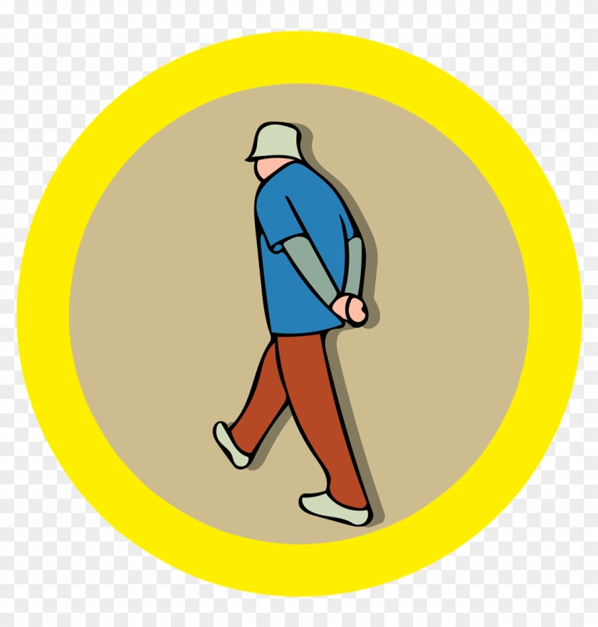 Man Walking Hat - Illustration #1607729