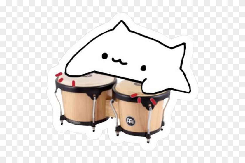 Bongo Cat Meme Sticker #1607742