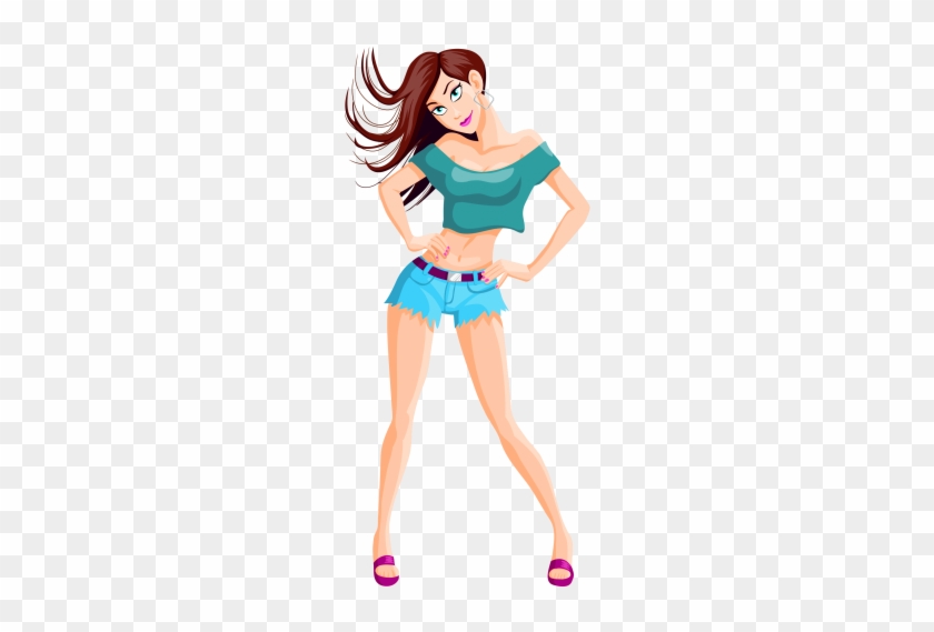 Sexy Girl Vector Png Image - Sexy Girl Clipart #1607787