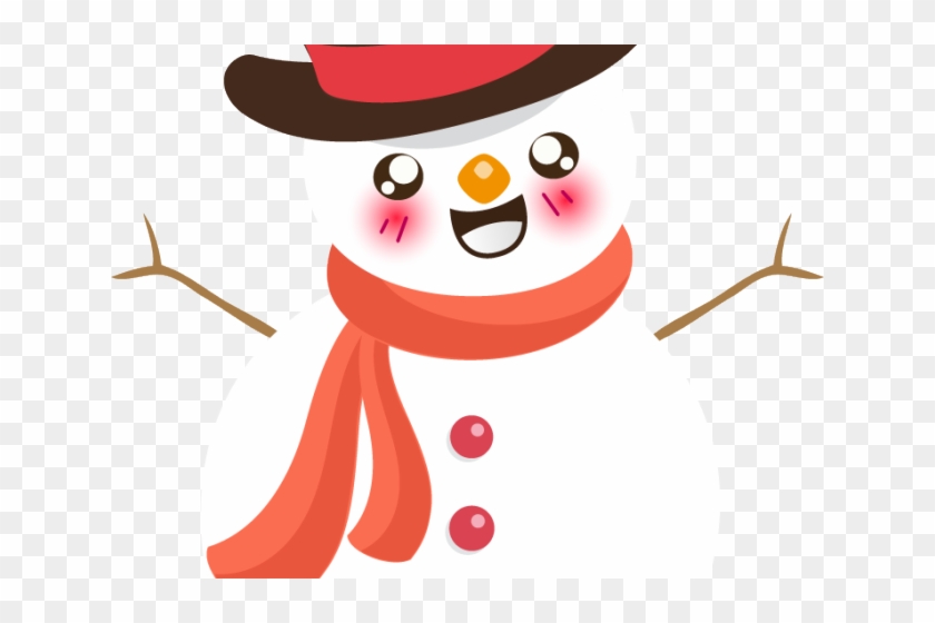 Snowman Clipart Mouth - Clip Art Cutest Snowman #1607796