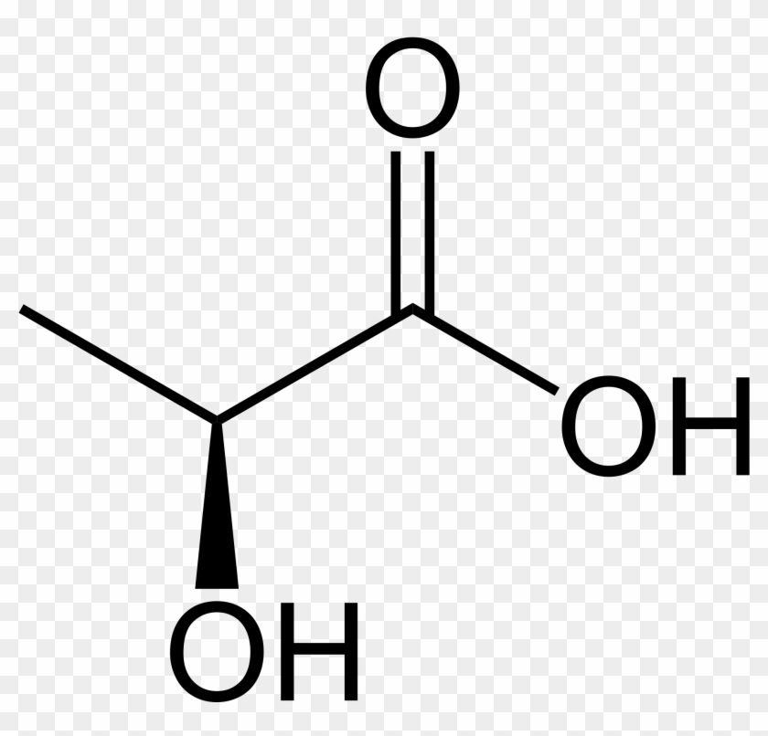 Lactic Acid - Structural Formula Of Lactic Acid #1607916