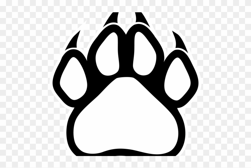 Wolf Paw Print Transparent - Transparent Panther Paw Png #1607956